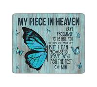 Tappetini Mouse Painting I Can't Promise To Be Here for The Rest of Your Life 25X30Cm Soffice Tappetini per Il Mouse Base in Gomma Mousepad per Computer Pc