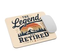 Tappetini Mouse The Legend Has Retired Funny Retirement Tappetino Mouse PC