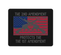 Tappetini Mouse The Second Amendment Protects The First Amendment 25X30Cm Antiscivolo Tappetino Mouse Confortevole Mousepad per Computer Gioco