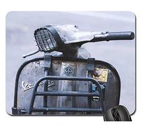Tappetini Mouse, Vespa Motor Italian Scooter Motorcycle Vehicle Tappetino Mouse Pad Liscia Gaming Mousepad Bordi Cuciti Tappetini per Il Mouse da Gioco per Computer Laptop 25X30Cm