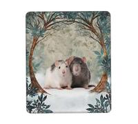 Tappetini Mouse Vintage Who Really Loved Rats Once Upon A Time There Was A Girl 25X30Cm Confortevole Mouse Pad Liscio Mousepad per Gioco Computer