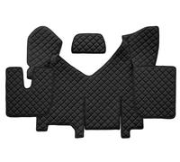 Tappetini Nero Eco Pelle per IVECO STRALIS HI-WAY con Frigorifero Automatico