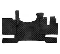 Tappetini Nero In Eco Pelle Verde Per MAN TGX 2021+ Senza Freni ADR RHD