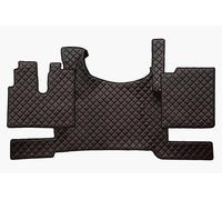 Tappetini nero/rosso ecopelle copertura completa per MAN TGX dal 2021 no ADR