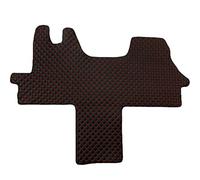 Tappetini Nero/Rosso Ecopelle per Peugeot Boxer Fiat Ducato Citroen Jumper VAN