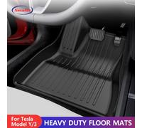 Tappetini NovaAcc per Tesla Model 3 Y 2021-2024 5 posti Custom Fit per tutte le stagioni Heavy Duty TPE Cargo Liner accessori per bagagliaio