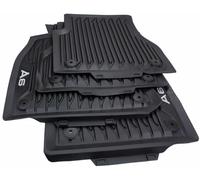 Tappetini originali compatibili con A6 S6 RS6 (C8 4K) Avant Sedan Allroad | Tappetini per auto in gomma di alta qualità,resistenti a tutte le condizioni atmosferiche, 4 pezzi,neri,anteriori+posteriori