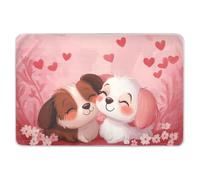 Tappetini per addestramento per cani a forma di cuore, per bambini, altamente assorbenti, per imparare a usare il vasino, per bambini, 132,1 x 86,4 cm (lunghezza x larghezza)