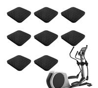 Tappetini per allenamento - Tappetini per pavimenti duri, tappetini in silicone per pavimenti, 10 x 10 x 0,5 cm, tappetini per tapis roulant - vogatore, ellittiche, tappetini per interni ad alta