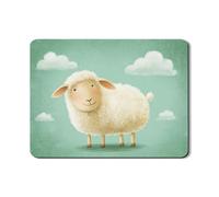 Tappetini per asciugare i piatti a forma di pecora, motivo: simpatici cartoni animati, per il bancone della cucina, tappetino assorbente in gomma per scolapiatti, fantasioso arredo per la casa per la