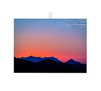 Tappetini per asciugare i piatti con paesaggi, tramonto e notte, per il piano di lavoro della cucina, facili da usare, grandi 18 x 24 pollici