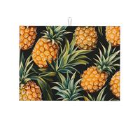 Tappetini per asciugare i piatti in microfibra ultra assorbente per ripiani della cucina, in foglia di palma e pino, 45,7 x 61 cm