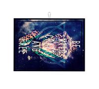 Tappetini per asciugare i piatti retrò con personalità, poster illustrativo con lettere ispiratrici, design gigante, tappetino per asciugare i piatti, tappetino decorativo grande 18 x 24 pollici