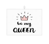 Tappetini per asciugare i piatti rosa da cucina, motivo: coppia di innamorati, in microfibra, facili da usare, grandi 18 x 24 pollici