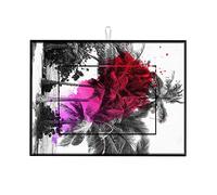Tappetini per asciugatrice retrò con personalità, poster illustrativo, lettere ispiratrici, design in microfibra, decorazione da cucina, grandi 18 x 24 pollici