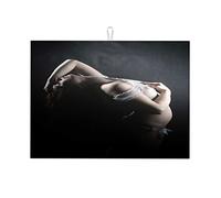 Tappetini per asciugatura modello ragazza per piano di lavoro Tappetino per asciugatura in pietra per piano di lavoro della cucina Tappetino resistente al calore Piccolo 16 X 18 pollici