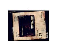 Tappetini per asciugatura retrò con personalità, poster illustrativo con lettere ispiratrici, tappetino resistente al calore, grande 18 x 24 pollici