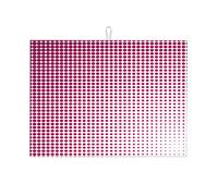 Tappetini per asciugatura rosa per bancone da cucina, linea geometrica a traliccio, tappetino per asciugatura in pietra moderna per bancone da cucina, per cucina, piccolo, 16 x 18 pollici