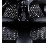 Tappetini Per Auto In Moquette per Bugatti Chiron Coupe 2016 2017 2018 2019 2020 2021-, Set Di Tappetini Su Misura per La Protezione Del Pavimento-Antipolvere,Black-beige