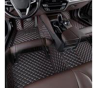 Tappetini per Auto in Pelle per Renault Twingo 2014-2019 2020 2021 2022 2023 2024 2025(LHD), Car Tappetino Auto Impermeabile Antiscivolo Set Completo 3D Moquette,B-Black Red