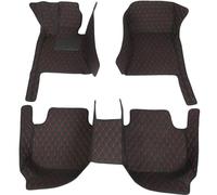 Tappetini per Auto in Pelle PU 3D Personalizzati Accessori Interni per R&enault per Koleos per Samsung QM6 H6 MK2 2016-2020 Accessori per Auto(Black Red)