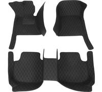 Tappetini per Auto in Pelle PU 3D Personalizzati Accessori Interni per R&enault per Koleos per Samsung QM6 H6 MK2 2016-2020 Accessori per Auto(Full Black)