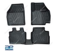 Tappetini Per Auto In PVC Duro Set Di 3 Neri Per Suzuki WagonR 2019