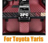 Tappetini per Auto in TPE per Toyota Yaris XP130 NCP131 Vitz 2012 2013 2014 ~ 2019 cuscinetti in pelle impermeabile tappetini per piedi LHD accessori Auto