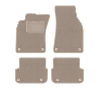 Tappetini per auto in velluto, beige, per Audi A6 C6 FL (2006-2011), set di tappetini per auto station wagon, set di tappetini in velluto avant 4 pezzi