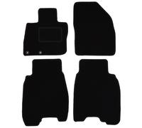Tappetini per auto in velluto nero per: Honda Civic VIII hatchback (2006-2012)