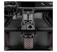 Tappetini Per Auto Kit Per ALFA Per ROMEO Per Giulia 2017 2018 2019-2024 Rivestimenti Per Pavimenti Copertura In Pelle Moquette Accessori Tappetini(Style 2 Coffee Black)