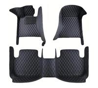 Tappetini Per Auto Kit Per BMW E30 1986 1987 1988 1990 1991 Impermeabili Accessori Interni Tappetini Auto Lusso In Pelle PU(Nero completa)