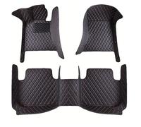 Tappetini Per Auto Kit Per BMW E30 1986 1987 1988 1990 1991 Impermeabili Accessori Interni Tappetini Auto Lusso In Pelle PU(Nero rosso)