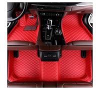 Tappetini Per Auto Kit Per MINI Per COOPER 2004 2005 2006 2007 2008 2009 2010 2011 2012 2013 4 Posti Tappetini Auto In Pelle Con Copertura 3D(Stile 1 Rosso)