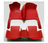 Tappetini Per Auto Kit Tappetini Auto Lusso Per Cadillac CTS 2 Porte 2011 2012 2013 2014 2015 2016 2017 Copertura Completa Per(Style 4 Red)