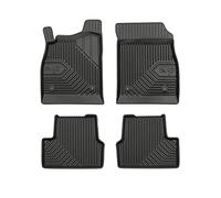 Tappetini per auto No.77 compatibile con CHEVROLET Cruze I 2008-2016 / OPEL Astra J 2009-2015 su misura in gomma | Set di tappetini premium | Materiale TPE durevole | Bordini più alti