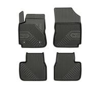 Tappetini per auto No.77 compatibile con CITROEN C4 Cactus 2014 in poi su misura in gomma | Set di tappetini premium | Materiale TPE durevole | Bordini più alti