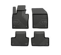 Tappetini per auto No.77 compatibile con VOLVO XC60 II 2017 in poi su misura in gomma | Set di tappetini premium | Materiale TPE durevole | Bordini più alti