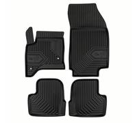 Tappetini per auto no. 77 compatibili con Alfa Romeo Junior Ibrida dal 2024 in poi su misura in gomma | Tipo Auto: Crossover | Set di tappetini premium | Materiale TPE durevole | Bordi più alti