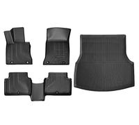 Tappetini Per Auto Per Genesis G80 2024 Resistenti Tappetini In TPE Per La Protezione Degli Interni Dell'auto Tutte Le Stagioni Rivestimento(4PCS)