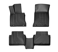 Tappetini Per Auto Per Genesis G80 2024 Resistenti Tappetini In TPE Per La Protezione Degli Interni Dell'auto Tutte Le Stagioni Rivestimento(3PCS)
