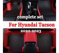 Tappetini per auto per Hyundai Tucson NX4 2022 2023 tappeti tappetini in pelle di lusso tappetini Anti sporco parti interne accessori per auto
