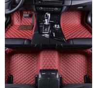 Tappetini per auto per Maserati Levante 2016 2017 2018 2019-2023, protezione antiscivolo antipolvere antigraffio in pelle personalizzata per tutte le stagioni,Red