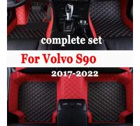 Tappetini per Auto per Volvo S90 2017 2018 2019 2020 2021 2022 cuscinetti per piedi Auto personalizzati copertura per tappeti per automobili accessori interni