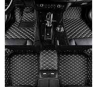 Tappetini per Auto per VW T-ROC R-Line 2020-2025, Tappetini su misura Moquette Alta Qualità Protective All Weather,Fully enclosed-Black+White
