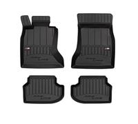 Tappetini per auto ProLine 3D compatibile con BMW Serie 5 F10 2013-2017 su misura in gomma | Note: xDrive 4x4 | Set di tappetini premium | Materiale TPE durevole | Bordini più alti