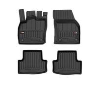 Tappetini per auto ProLine 3D compatibile con SEAT Ateca 2016 in poi su misura in gomma | Set di tappetini premium | Materiale TPE durevole | Bordini più alti