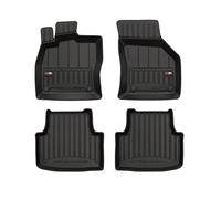 Tappetini per auto ProLine 3D compatibile con SEAT Leon IV 2020 in poi su misura in gomma | Note: non compatibile con modelli Hybrid | Set di tappetini premium | Bordini più alti