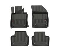 Tappetini per auto ProLine 3D compatibile con VOLVO S60 III 2018 in poi/VOLVO V60 II 2018- / VOLVO V60 II Cross Country 2018- su misura in gomma | Set di tappetini premium | Bordini più alti