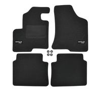 Tappetini Per Auto Su Misura Per Santa Fe 2006-2012 4-Pcs Moquette Con Logo